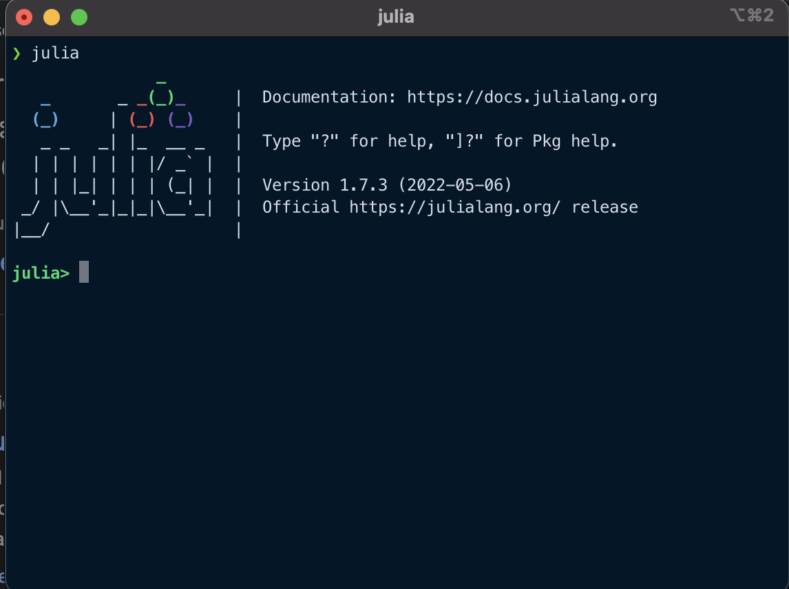 Image of Julia Terminal